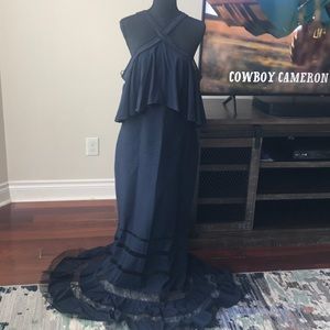 Tadashi Shoji Navy Dress